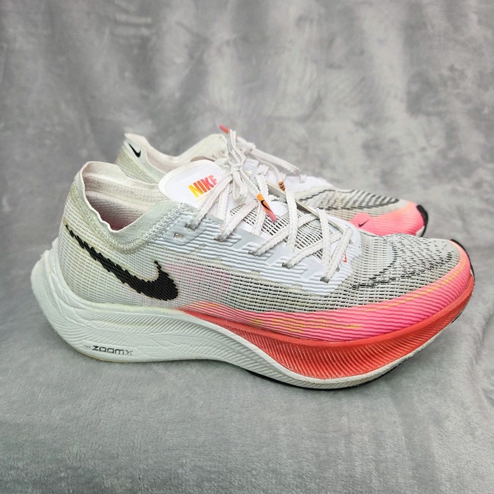 Nike ZoomX Vaporfly NEXT% 2 Rawdacious White/Pink DJ5457-100 Men's 6 Women’s 7.5